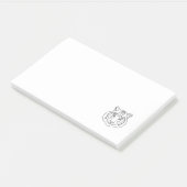 Tijgerillustratie Post-it® Notes (Schuin)