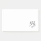 Tijgerillustratie Post-it® Notes (Voorkant)
