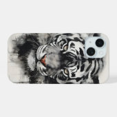 Tijgerinktschildering iPhone 15 Case (Achterkant horizontaal)