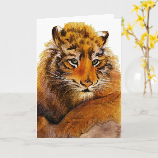 Tijgerkaart Kaart (Gele Bloem)