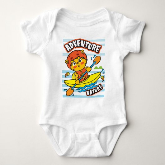 tijgerkajakken romper (Voorkant)