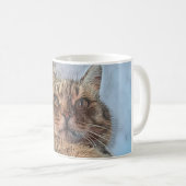 Tijgerkat Illustratie Ontwerp Koffiemok (Voorkant rechts)