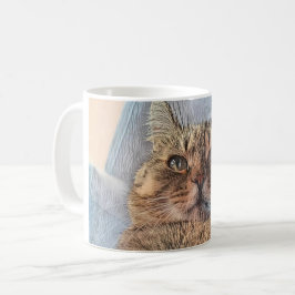 Tijgerkat Illustratie Ontwerp Koffiemok