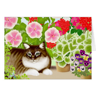 Tijgerkat in het Oerwoud van de tuin