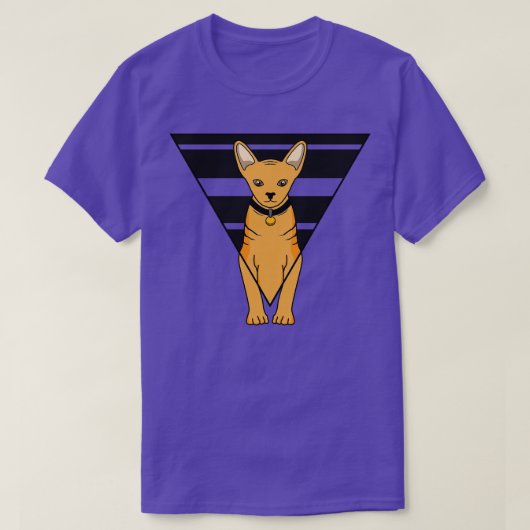 Tijgerkat met kraag t-shirt (Design voorkant)