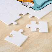 Tijgerkat met piloot legpuzzel (Zijkant)