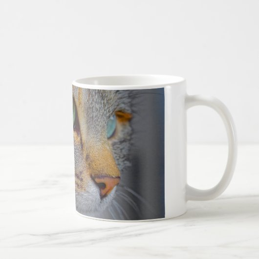 Tijgerkat Portret Koffiemok (Rechts)