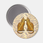 Tijgerkatten Magneet (Voorkant / Achterkant)