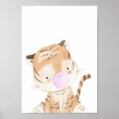 Tijgerkauwgum Poster Snoep Kinder Room Print (Voorkant)
