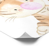 Tijgerkauwgum Poster Snoep Kinder Room Print (Hoek)