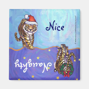 Tijgerkerstmis Magneet