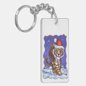 Tijgerkerstmis Sleutelhanger (Voorkant Links)