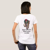 Tijgerkerstmis T-shirt (Achterkant volledig)