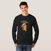 Tijgerkerstwintersneeuw T-shirt (Voorkant volledig)
