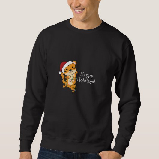 Tijgerkerstwintersneeuw Trui (Voorkant)