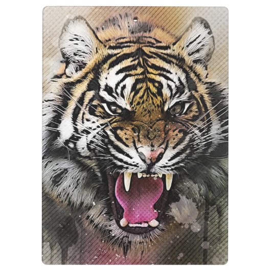 Tijgerklembord Klembord (Achterkant)