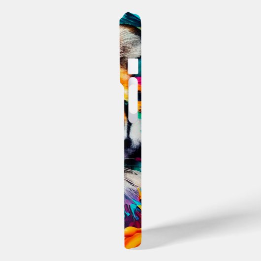 Tijgerkleur Case-Mate iPhone Case (Achterkant / Links)