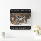 Tijgerklok Vierkante Klok (Huis)