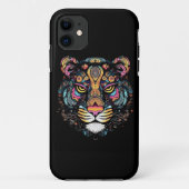 Tijgerkop  Case-Mate iPhone case (Achterkant)