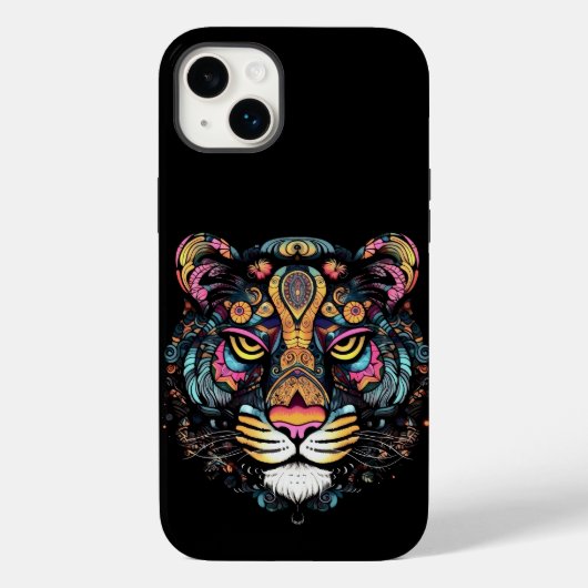 Tijgerkop Case-Mate iPhone case (Achterkant)