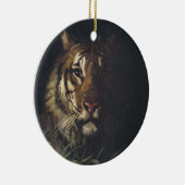 Tijgerkop (door Abott Handerson Thayer) Keramisch Ornament (Rechts)