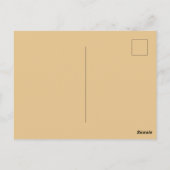 Tijgerkop gezicht wilde dier tijger briefkaart (Achterkant)