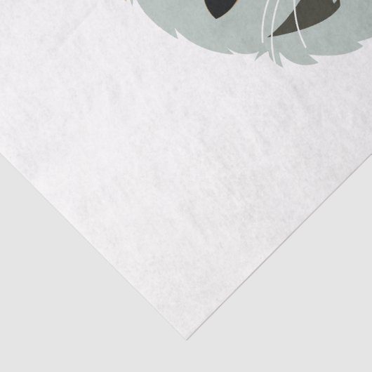 Tijgerkop gezicht wilde dier tijger tissuepapier (Detail)