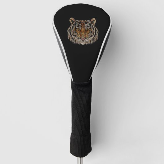 Tijgerkop Golfheadcover (Voorkant)