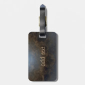 Tijgerkop Leerlook - Gepersonaliseerd Bagagelabel (Achterkant verticaal)