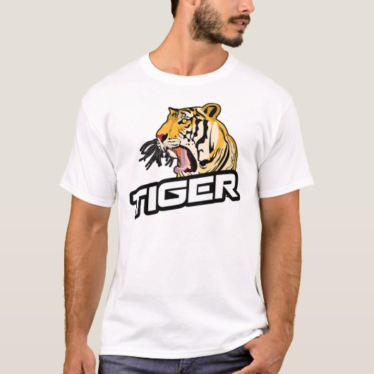 Tijgerkop Logo-13951 T-shirt (Voorkant)
