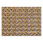 Tijgerkop op tijgerhuid Animal Print Design Tafelkleed (Voorkant (Horizontaal))