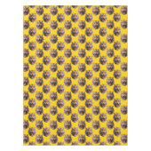 Tijgerkoppatroonontwerp Geel Tafelkleed (Voorkant)