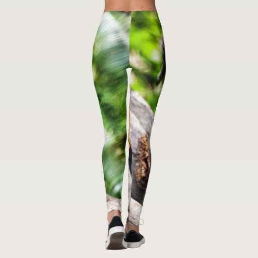 Tijgerkub klimmen naar de leggings (Achterkant)