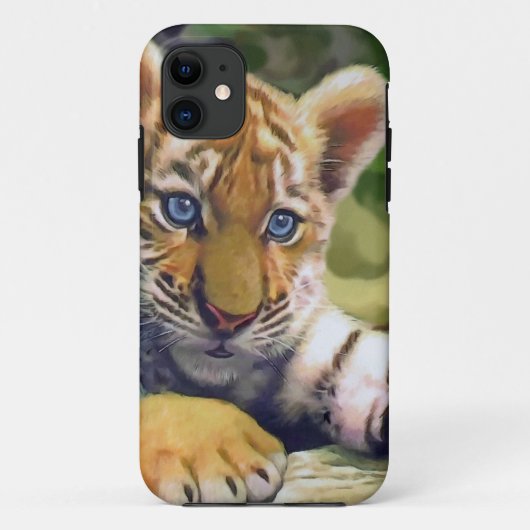 Tijgerkub van het wild Case-Mate iPhone case (Achterkant)