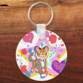 Tijgerkuil Sleutelhanger (Voorkant)