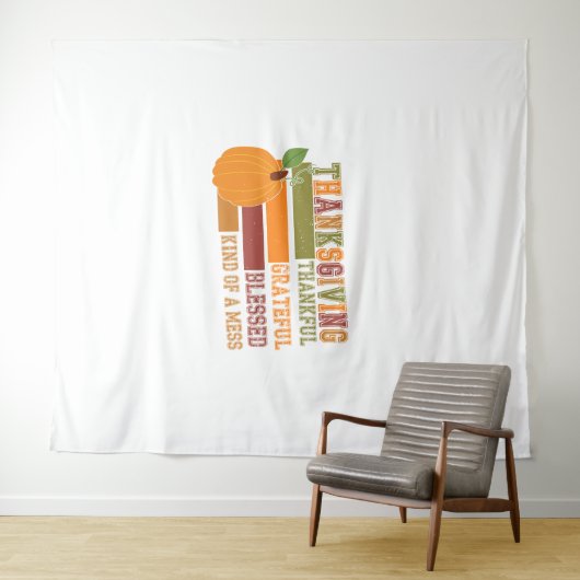 tijgerlandpompoen wandkleed (In Situ (horizontaal))