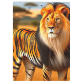 Tijgerleeuw Klembord (Achterkant)