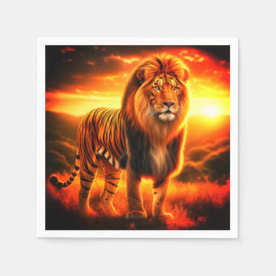 Tijgerleeuw Servet