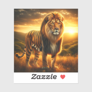 Tijgerleeuw Sticker