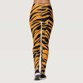 Tijgerlegger, dierlijk legwerk voor vrouwen leggings (Achterkant)