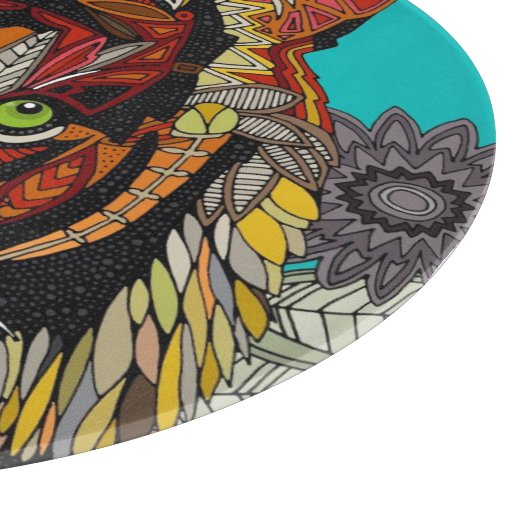 tijgerleider snijplank (Hoek)