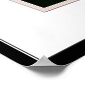 Tijgerlelie bloem afbeelding poster (Hoek)