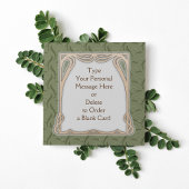 Tijgerlelie - Bloem betekent -stijl groen Kaart