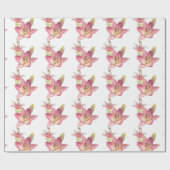 Tijgerlelie Bloem Inpakpapier (Vlak)