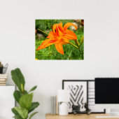 Tijgerlelie Botanische Waarde Poster (Thuiskantoor)
