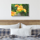 tijgerlelie canvas afdruk (Insitu (Slaapkamer))