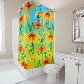 Tijgerlelie douchegordijn (In situ)