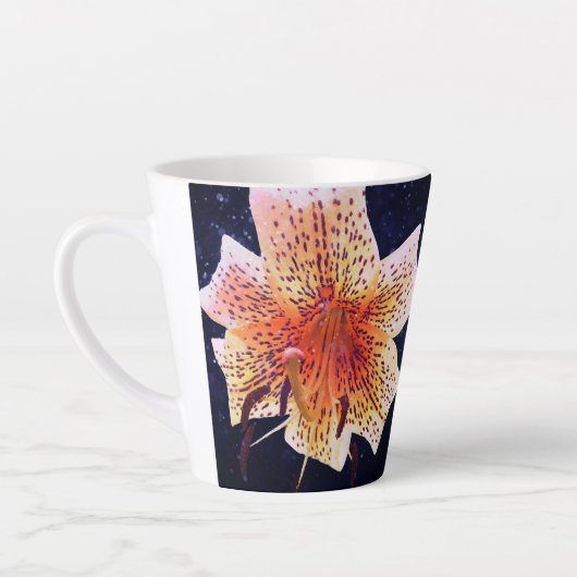 Tijgerlelie Latte Mok (Links)