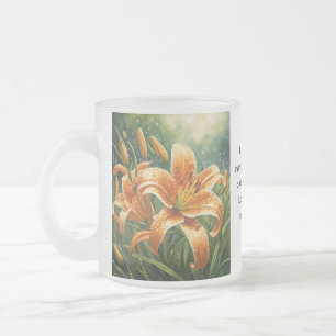 Tijgerlelie Matglas Koffiemok