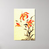 Tijgerlelie - rood canvas afdruk (Voorkant)